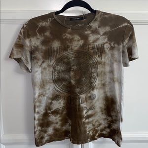Obey Tye Dye t-shirt Make Art Not War